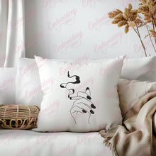 Smoking Art Embroidery Design