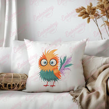 Quirky Crazy Bird Embroidery Easy Machine Stitch File