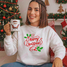 Decorative Merry Christmas Embroidery Design