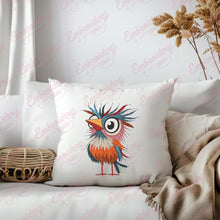 Crazy Bird Embroidery Design Funny Bird Stitch Art