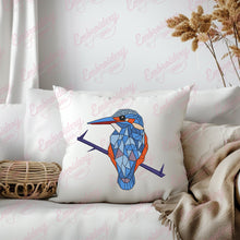Kingfisher Bird Embroidery Design