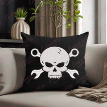 Skull And Wrench Crossbones Embroidery Design