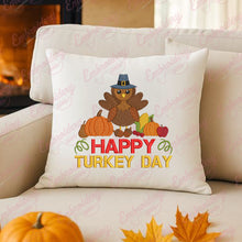 Happy Turkey Day Celebration Embroidery Design
