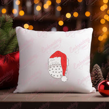 Christmas Golf Ball With Santa Hat Embroidery Design