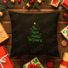 Musical Christmas Tree Embroidery Design