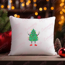 Groovy Christmas Tree Character Embroidery Design
