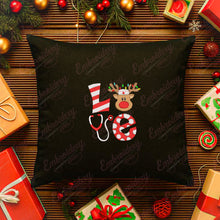 Christmas Nurse Love Embroidery Design