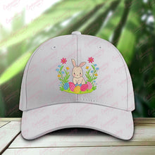 Bunny with Eggs Easter Embroidery Design