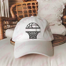 Basketball Monogram Split Embroidery Design