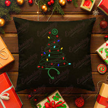 Healthcare Christmas Light Embroidery Design