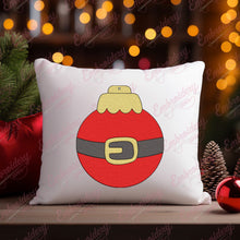 Santa's Belly Bauble Christmas Embroidery Design