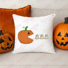 Halloween Pumpkin Eating Ghost Embroidery Design