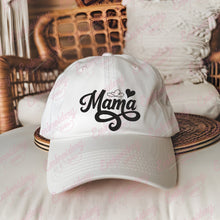 Mama Typography Machine Embroidery Design