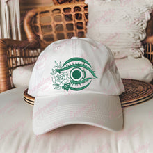 Floral Eye Embroidery Design