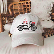 Tandem Bicycle Embroidery Design