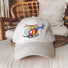 Colorful Helicopter Embroidery Design
