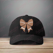 American Football Coquette Bow Embroidery Design