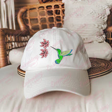 Hummingbird And Flowers Embroidery Design