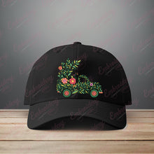 Floral Truck Embroidery Design