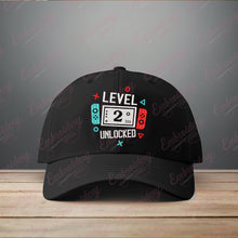 Level 2 Unlocked Gamer Birthday Embroidery Design