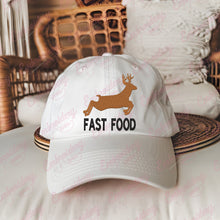 Fast Food Deer Embroidery Design