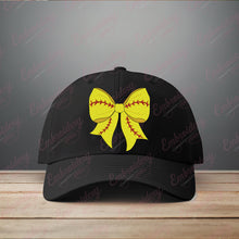 Softball Coquette Bow Embroidery Design