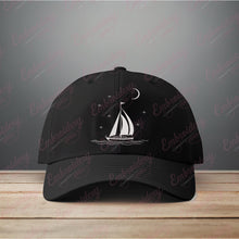 Sailboat At Night Machine Embroidery Design