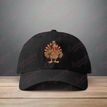 Cute Turkey Embroidery Pattern for Thanksgiving