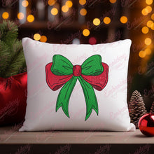 Christmas Bow Embroidery Design