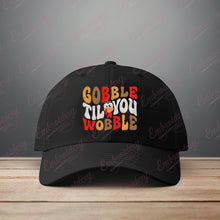Gobble Til You Wobble Thanksgiving Embroidery Design