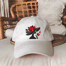 Floral Girl Face Embroidery Design