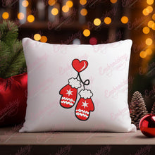 Christmas Santa Claus Hand Gloves Embroidery Design
