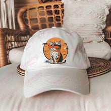 Vintage Cat Embroidery Design