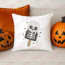 Skeleton Ice Cream Halloween Embroidery Design
