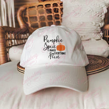 Pumpkin Spice Makes Everything Nice Thanksgiving Embroidery Design