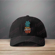 Aloha Pineapple Embroidery Design