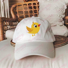 Cute Yellow Bird Embroidery Design