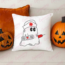 Boo Boo Crew Halloween Nurse Ghost Embroidery Design