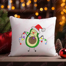 Christmas Avocado Cheer Embroidery Design
