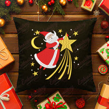 Santa Amidst The Stars Christmas Embroidery Design