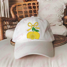 Lemon Bow Embroidery Design