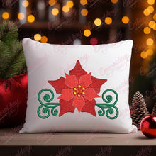 Christmas Holiday Bloom Embroidery Design