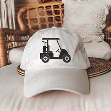 Golf Cart Silhouette Embroidery Design