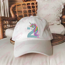 Unicorn Number 2nd Birthday Embroidery Design