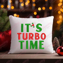 Turbo Time Ahead Embroidery Design