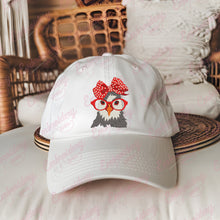 Funny Chicken With Bow And Glasses Embroidery Design