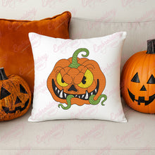 Spooky Halloween Pumpkin Face Embroidery Design