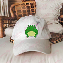 Oh Shit! Frog Eats Fly Embroidery Design