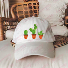 Cactus Plants Embroidery Design