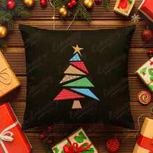 Patchwork Christmas Tree Embroidery Design